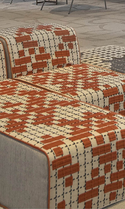 Bandas Pouf in lifestyle shot