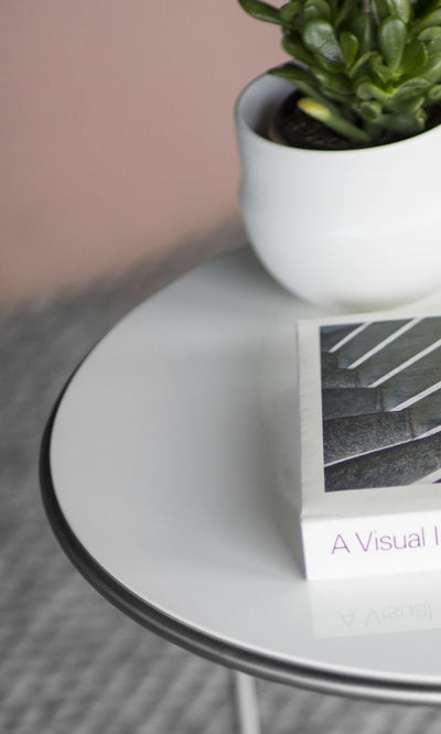 Cannot Side Table in lifestyle shot