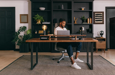 Elements Desk in lifestyle shot