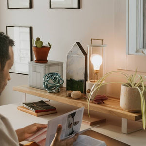 Elements Monitor Stand in lifestyle shot