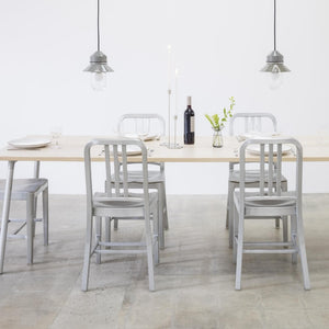 1006 Navy Chair in lifestyle shot