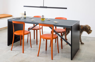 On & On Stacking Chair in lifestyle shot