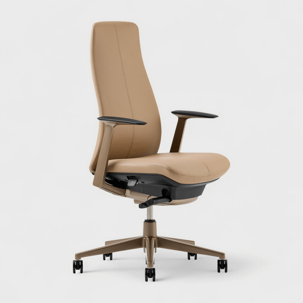 Fern Office Chair with Bronze Base