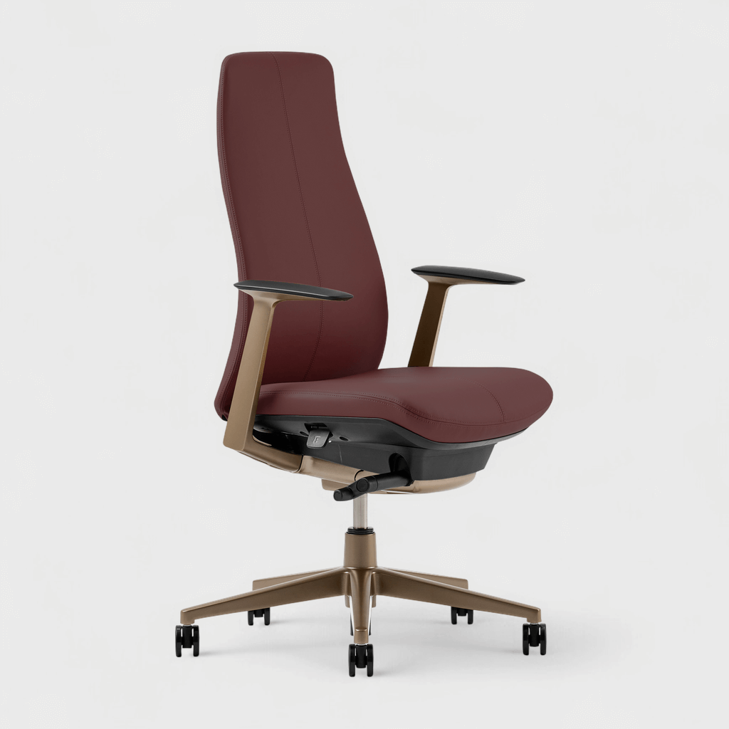 Fern Office Chair with Bronze Base