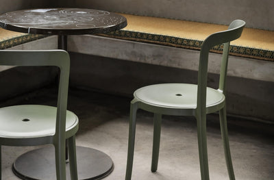 On & On Stacking Chair in lifestyle shot