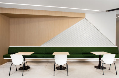 Maari Upholstered Chair with 4-Leg Base in lifestyle shot