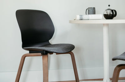 Maari Chair with Wood Base in lifestyle shot