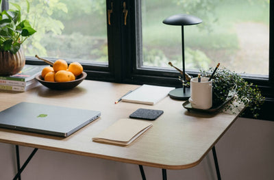 Market Wire Frame Desk in lifestyle shot