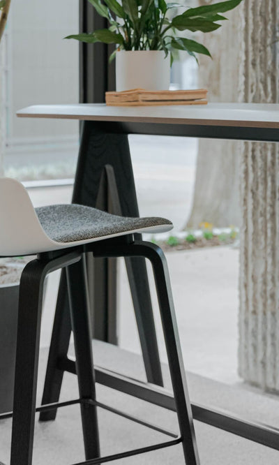 Immerse Ledge Table in lifestyle shot