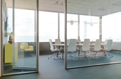 Immerse Rectangle Table in lifestyle shot