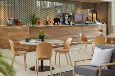 Jive Café Table in lifestyle shot