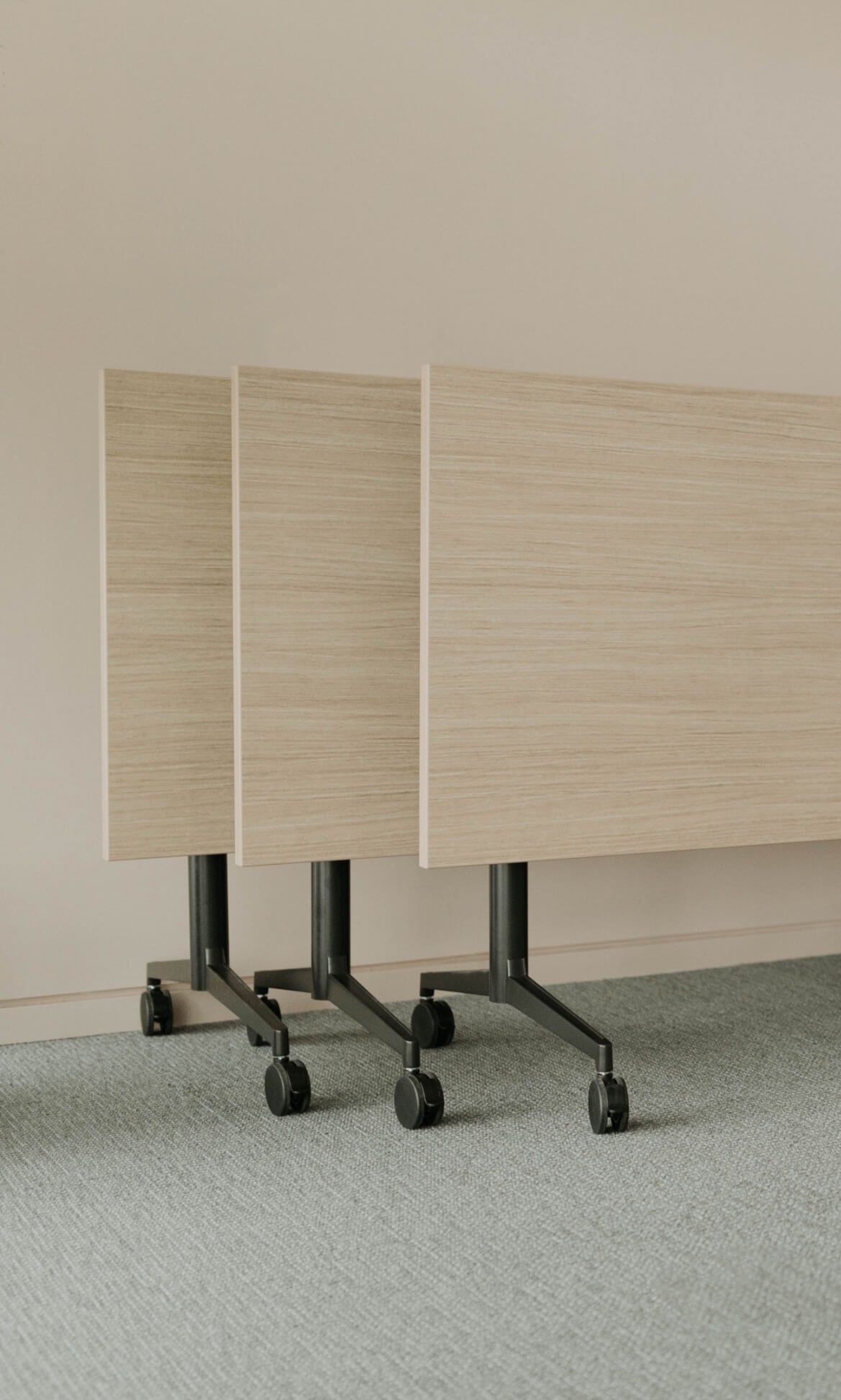 Jive T-Base Flip Table in lifestyle shot