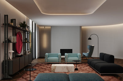 LC3 Armchair in lifestyle shot