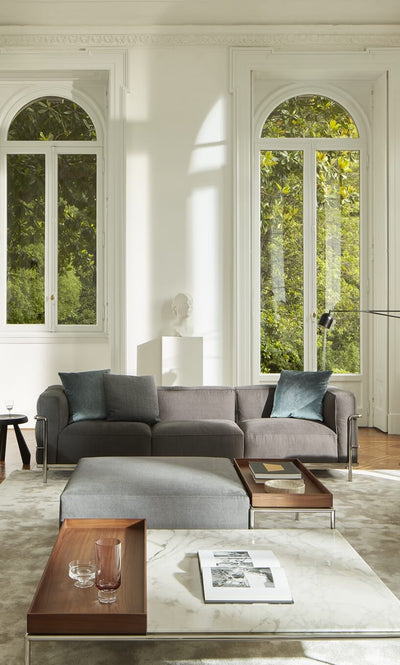 LC3 Three-Seat Sofa in lifestyle shot