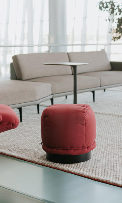 Lud'o Pouf in lifestyle shot