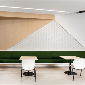 Maari Upholstered Chair with 4-Leg Base in lifestyle shot