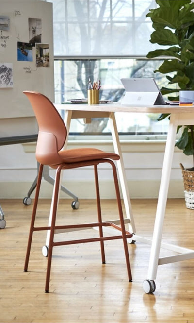 Maari Stool with 4-Leg Base in lifestyle shot