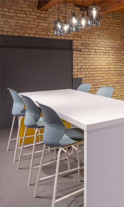 Maari Stool with 4-Leg Base in lifestyle shot