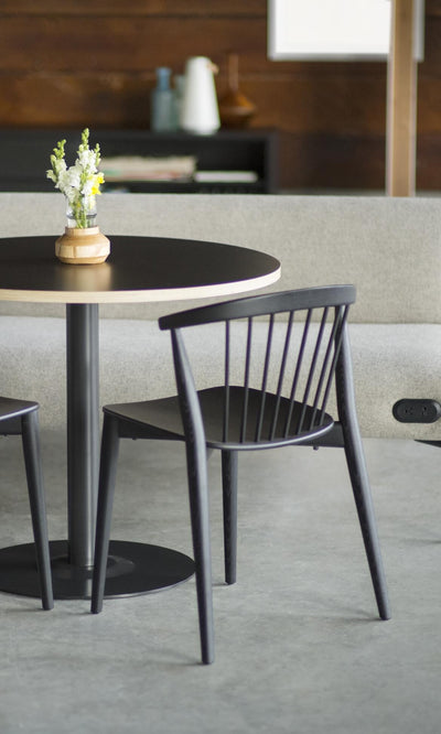 Newood Stacking Side Chair in lifestyle shot