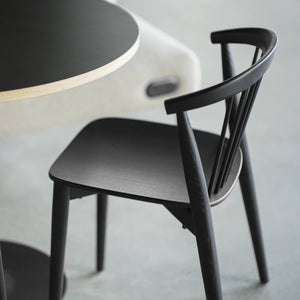 Newood Stacking Side Chair in lifestyle shot