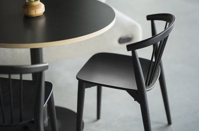 Newood Stacking Side Chair in lifestyle shot