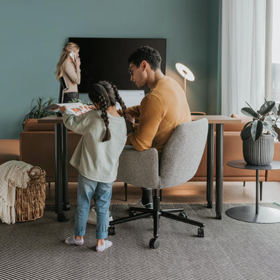 Poppy Guest Chair with 5-Star Base