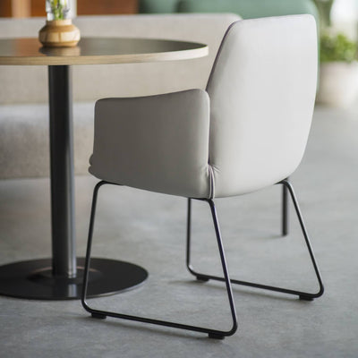 Poppy Guest Chair with Sled Base