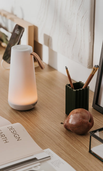 Uma Mini Sound Lantern in lifestyle shot