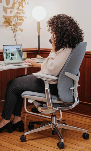 Zody Upholstered Office Chair in lifestyle shot