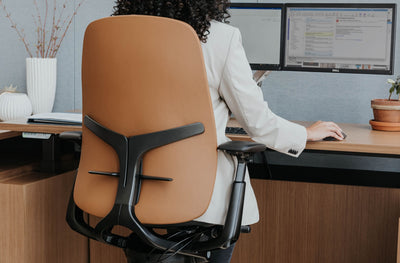 Zody Upholstered Office Chair in lifestyle shot