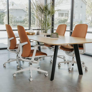 Zody Upholstered Office Chair in lifestyle shot