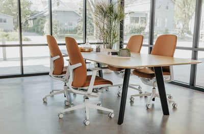 Zody Upholstered Office Chair in lifestyle shot