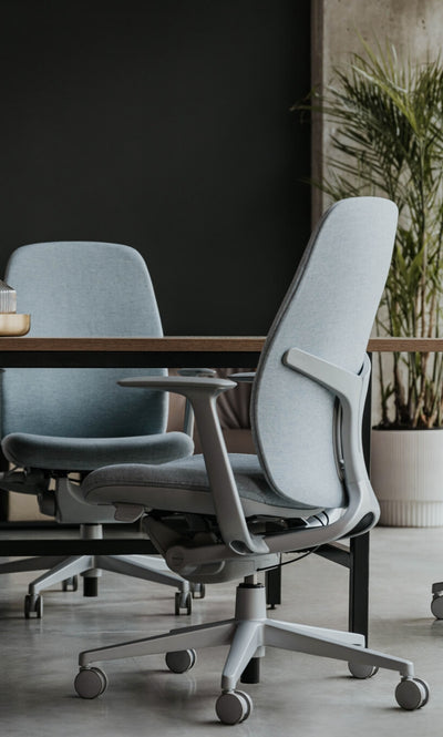 Zody Upholstered Office Chair in lifestyle shot
