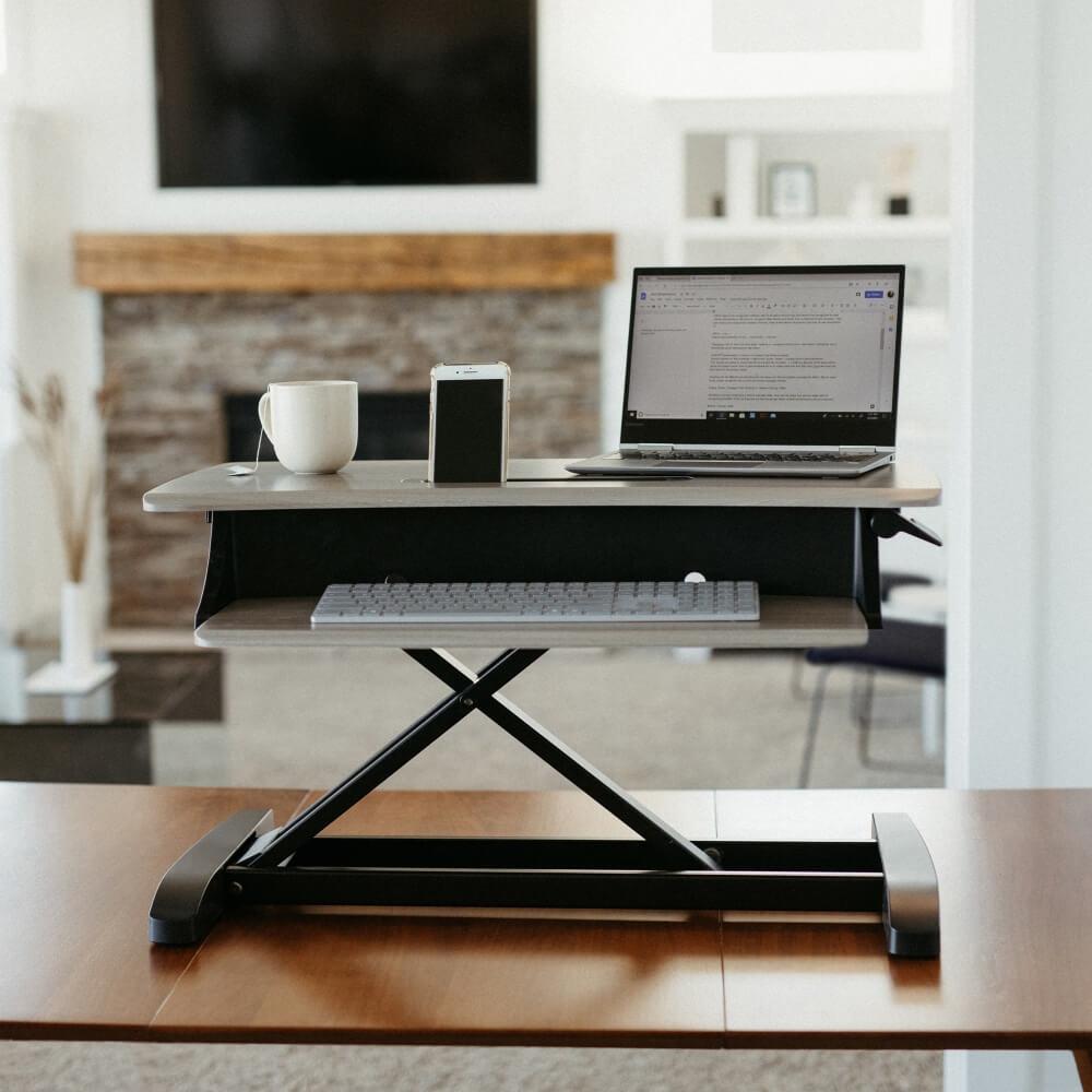 Ergotron Corner Standing Desk Converter - Minimalist Sit