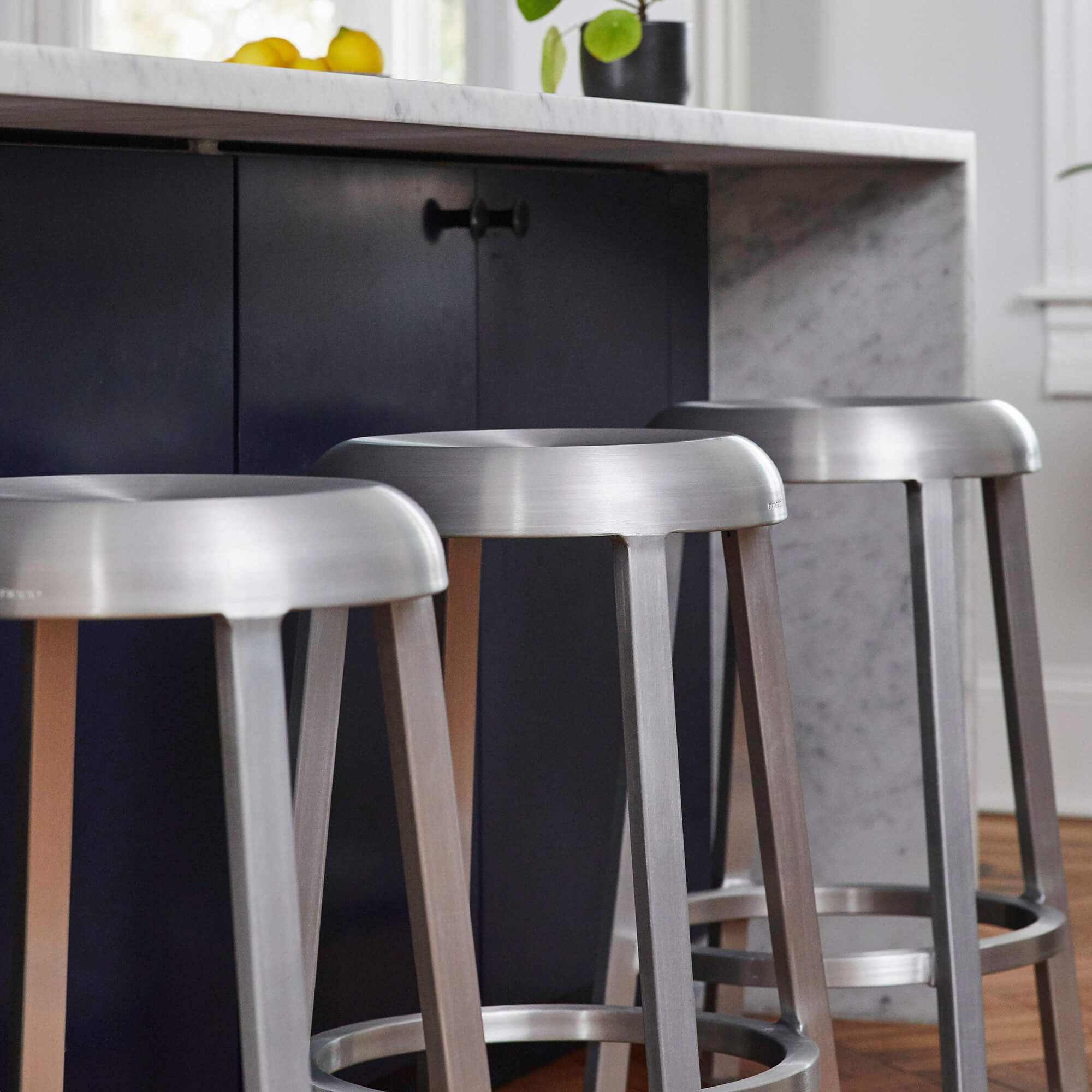 Emeco ZA Aluminum Stool – Durable & Minimalist Seating