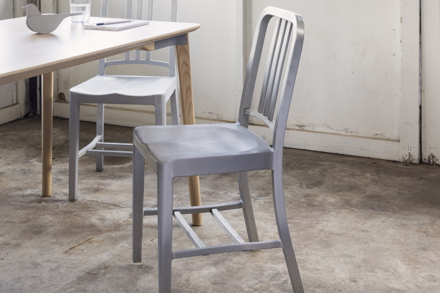Emeco 1006 Navy Chair – Durable Aluminum Seating | Haworth Canada