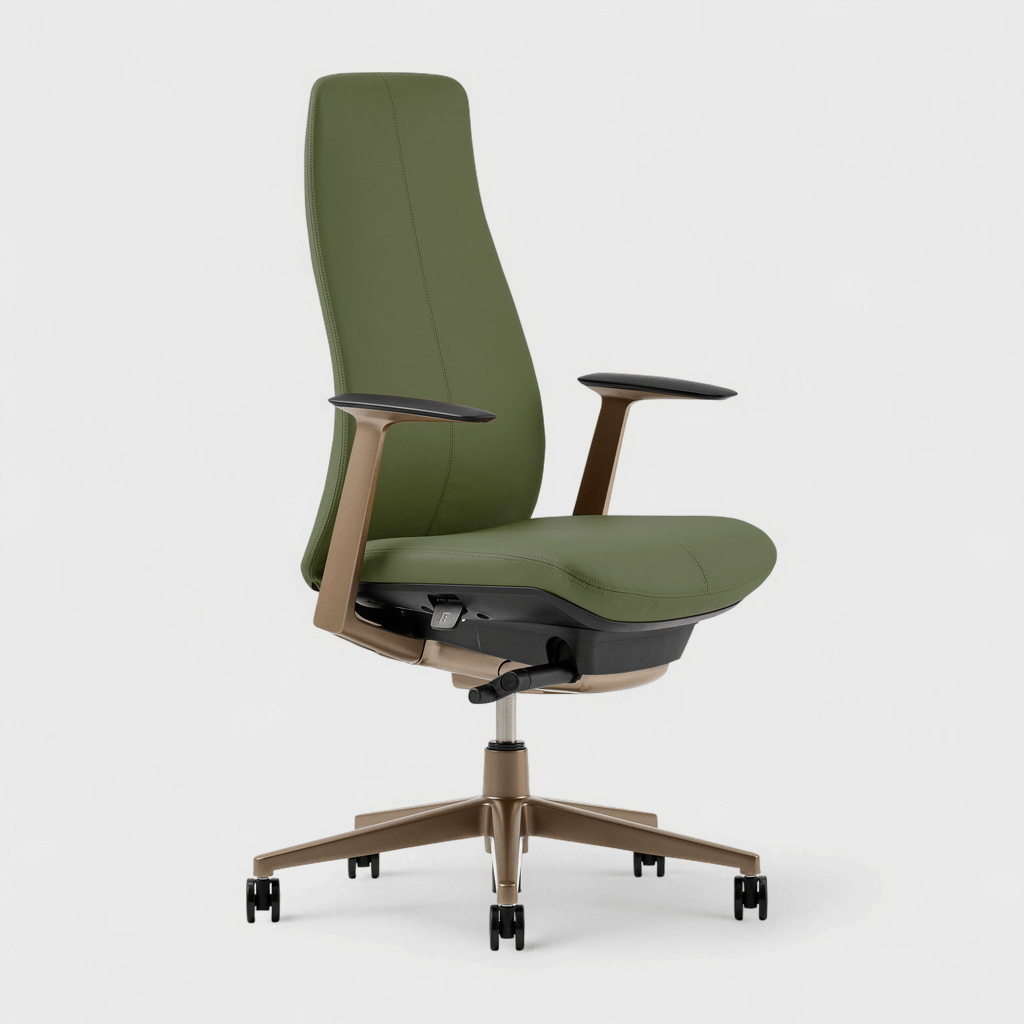 Fern Office Chair with Bronze Base