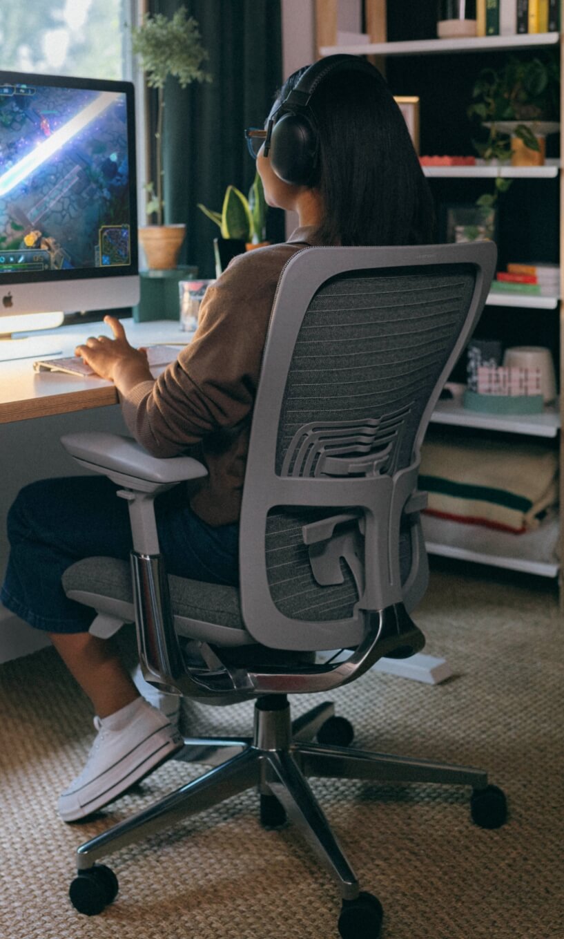 Zody Ergonomic Office Chair with Sit & Stand Capabilities | Haworth