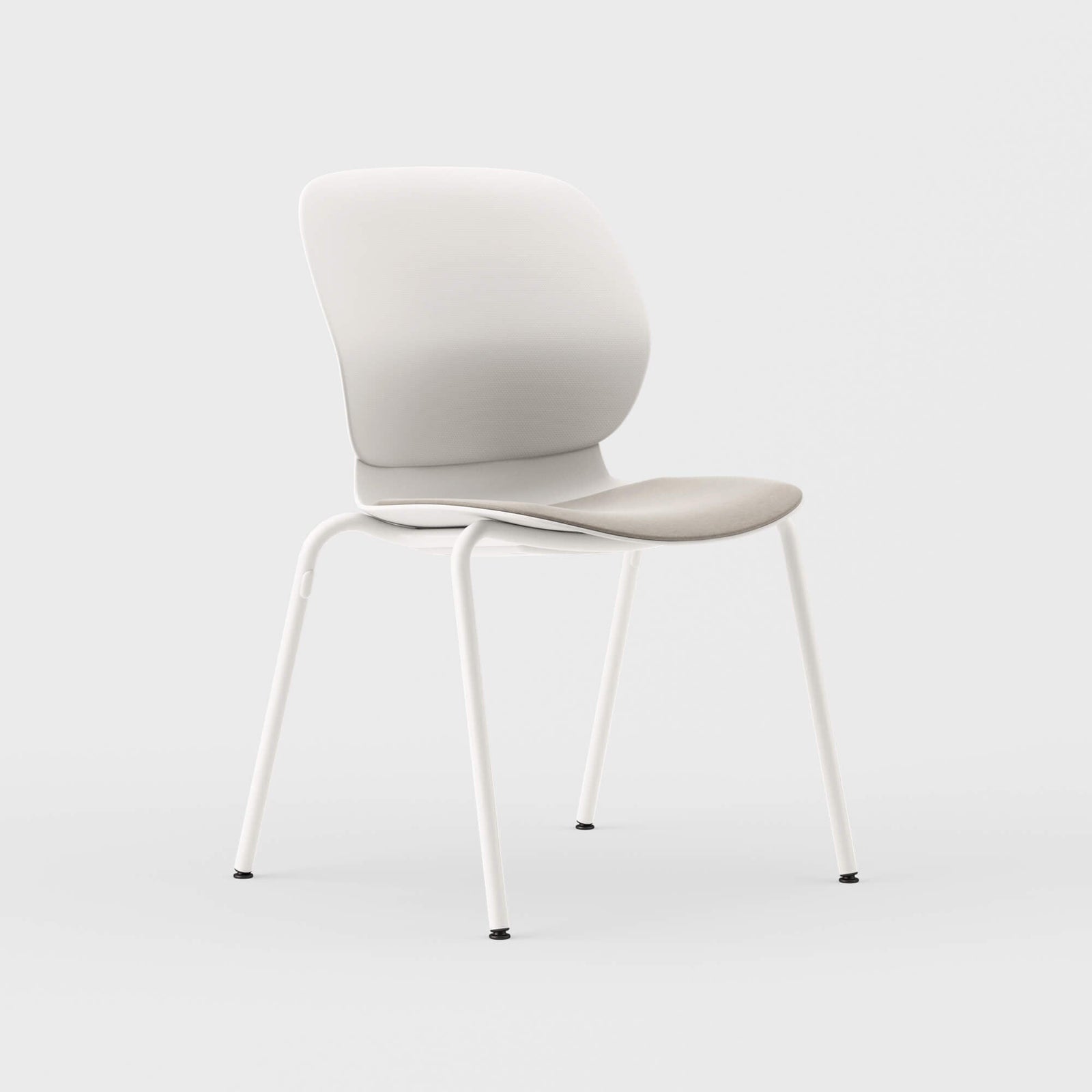 Maari Chair 4-Leg Base with Upholstered Seat