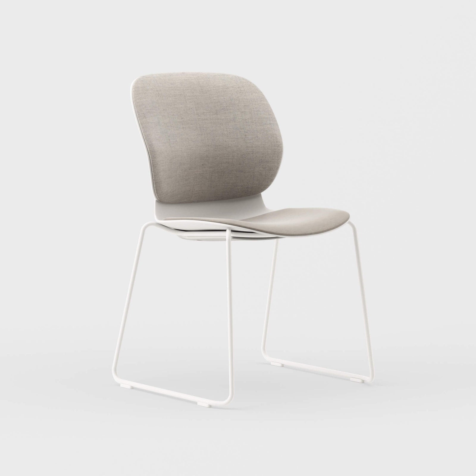 Maari Upholstered Chair with Sled Base